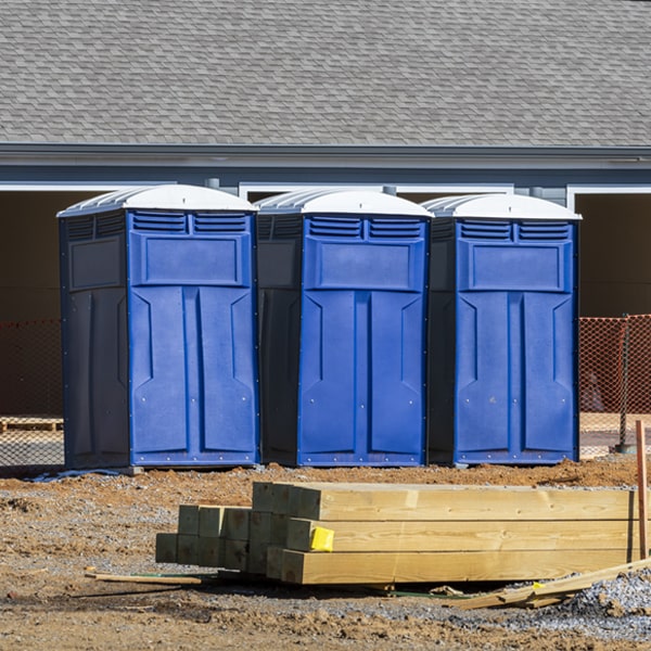 are there different sizes of portable restrooms available for rent in Versailles CT